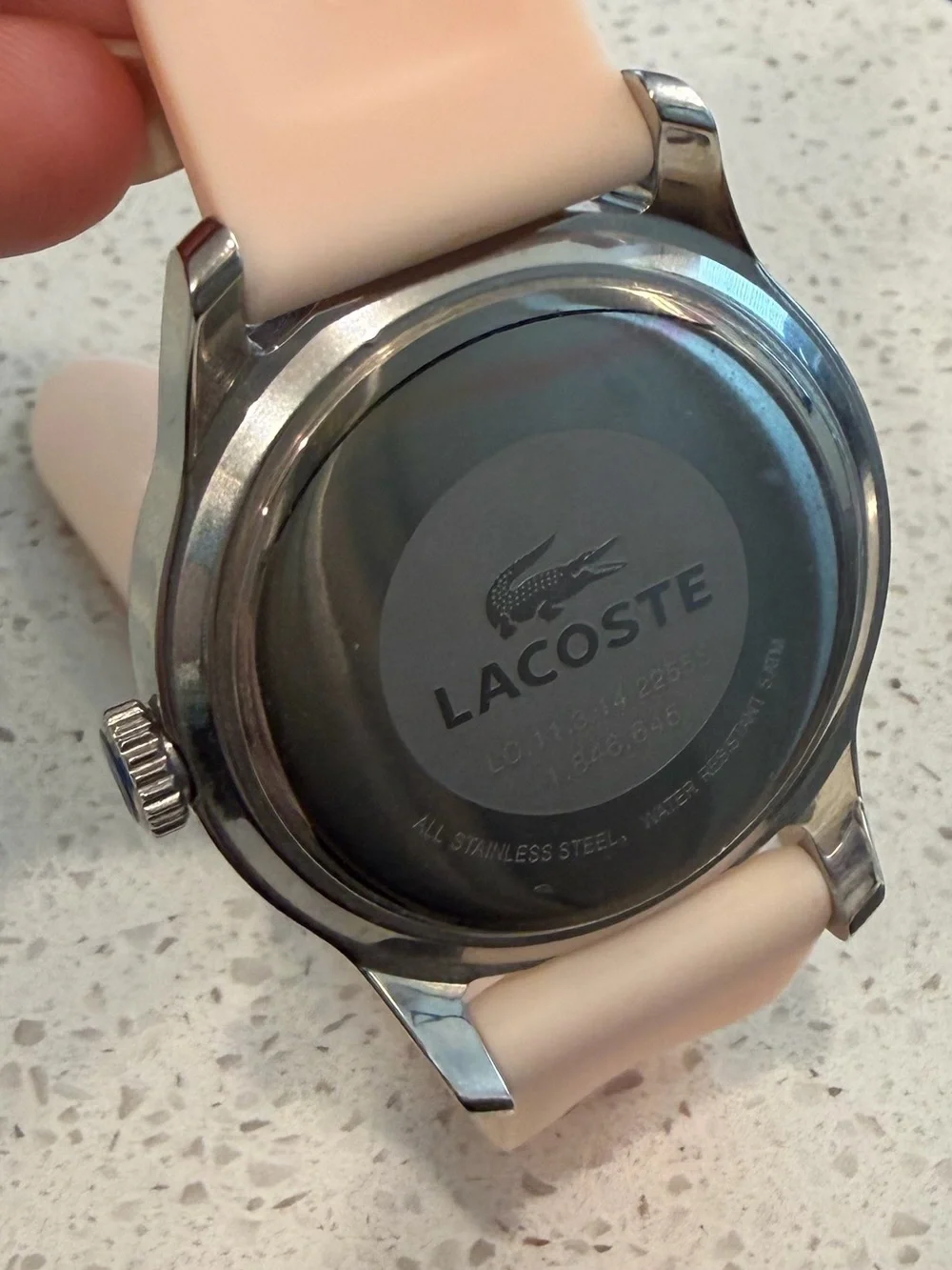 Lacoste watch pale